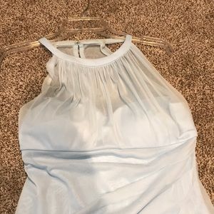 Light blue formal gown